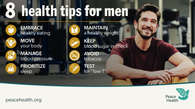 8 health tips for men